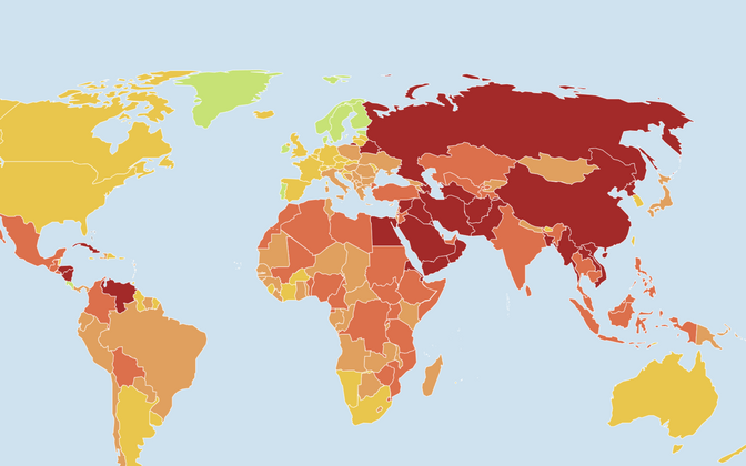 Estonia jumps to fourth in 2022 World Press Freedom Index rankings